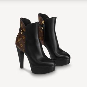 Louis Vuitton afterglow platform bootie